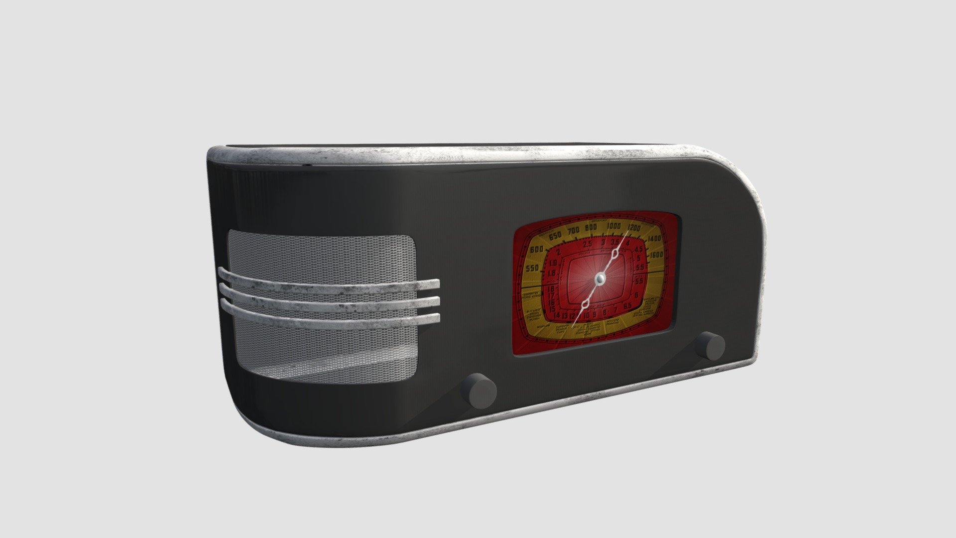 radio 3d model