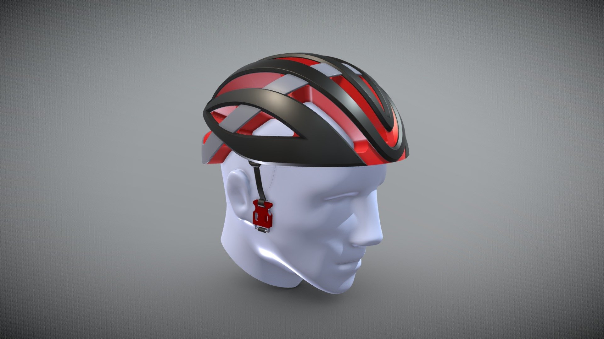 Fietshelm 3d model