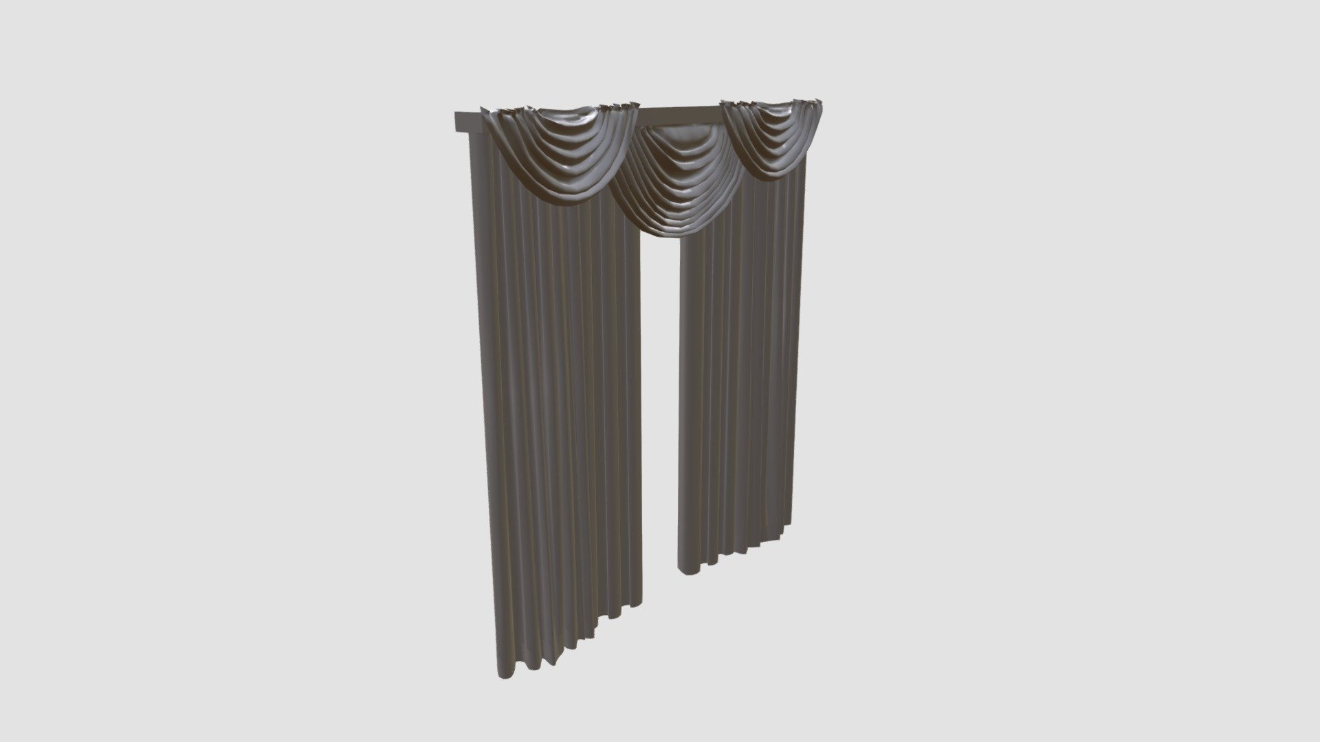 curtain 3d model