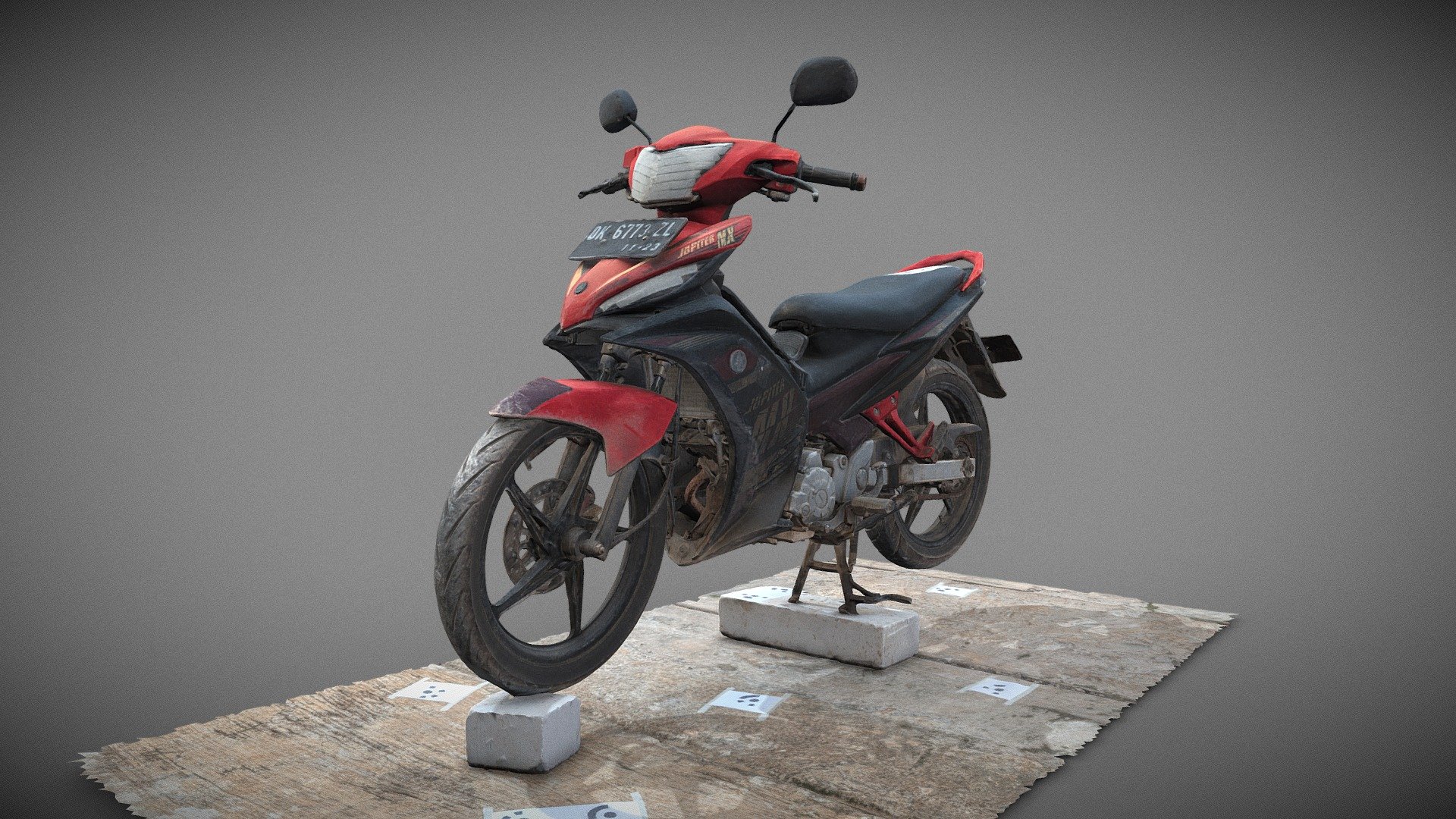 Jupiter mx sebelum ganti plat 3d model