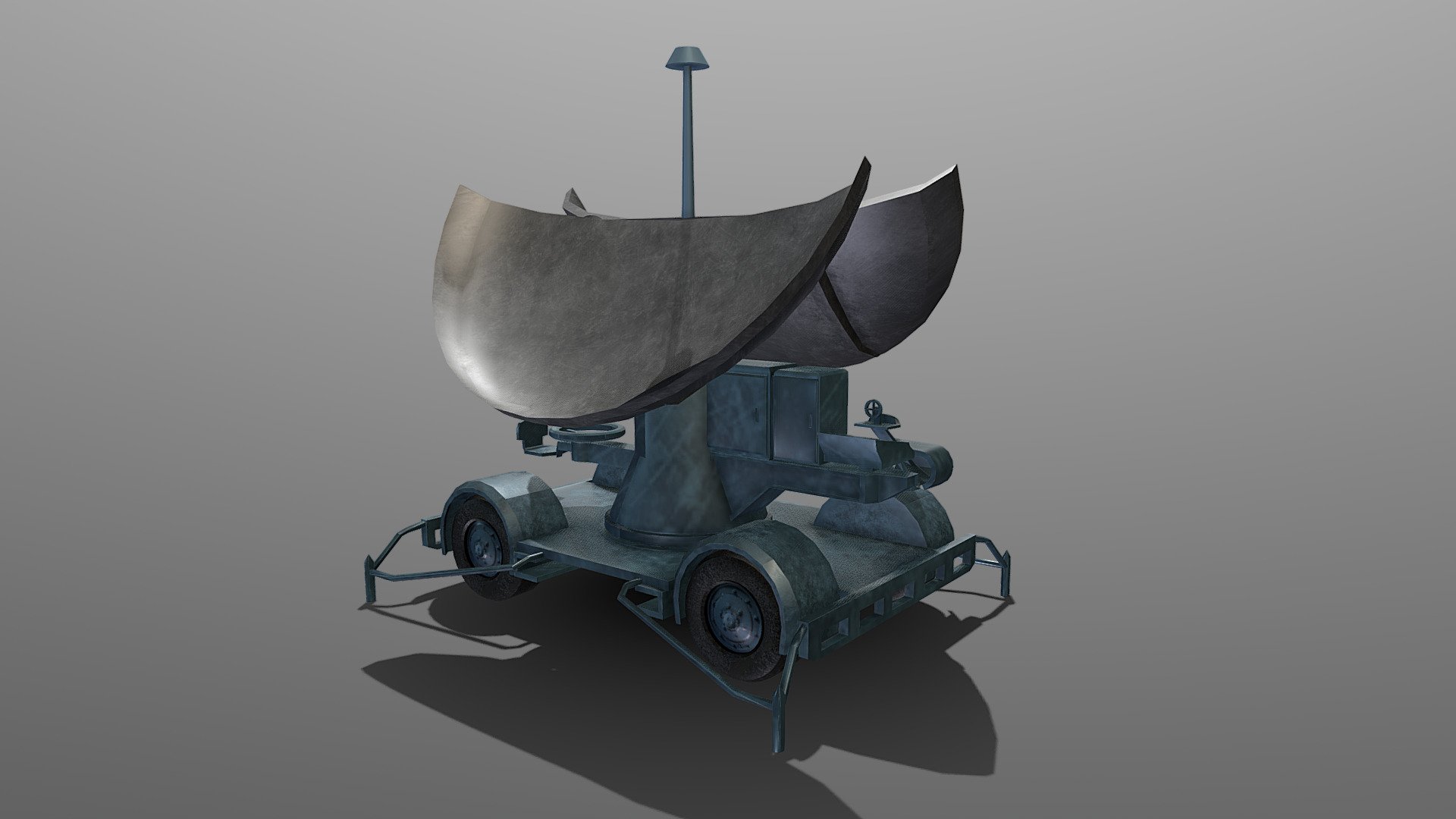 Wurzburg Radar 3d model