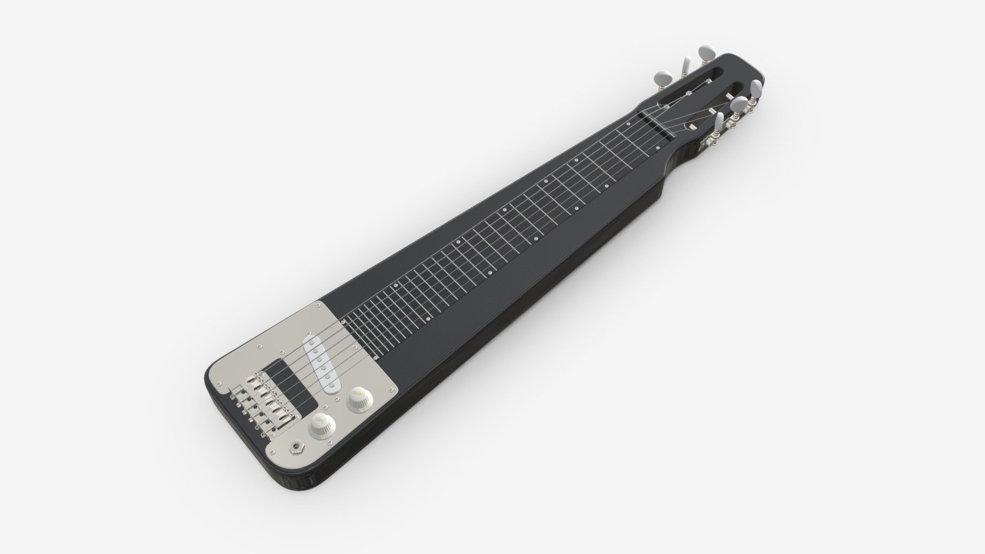 Lap steel guitar 3d model