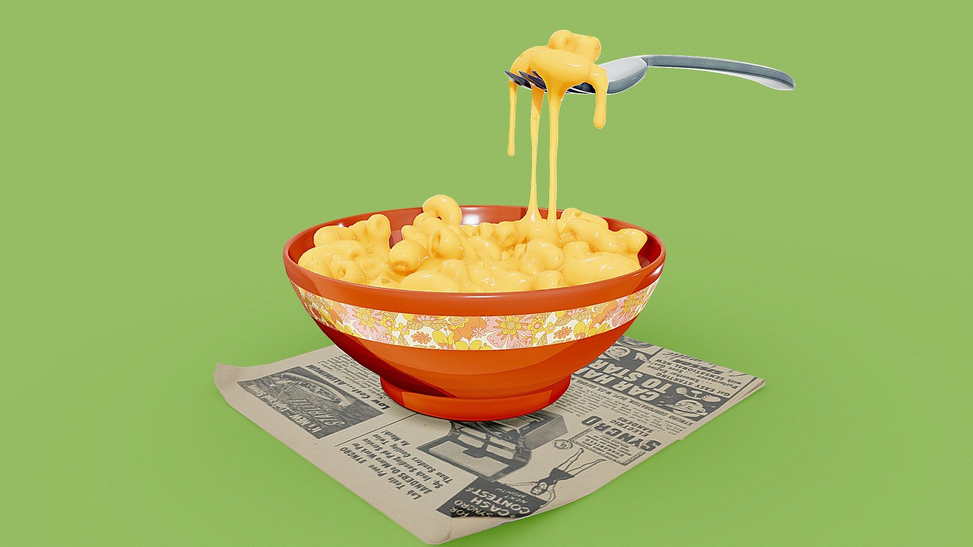 Macncheese 3d model