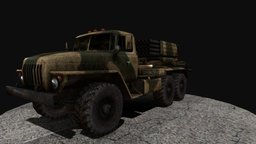 BM-21 GRAD (LOW POLY)