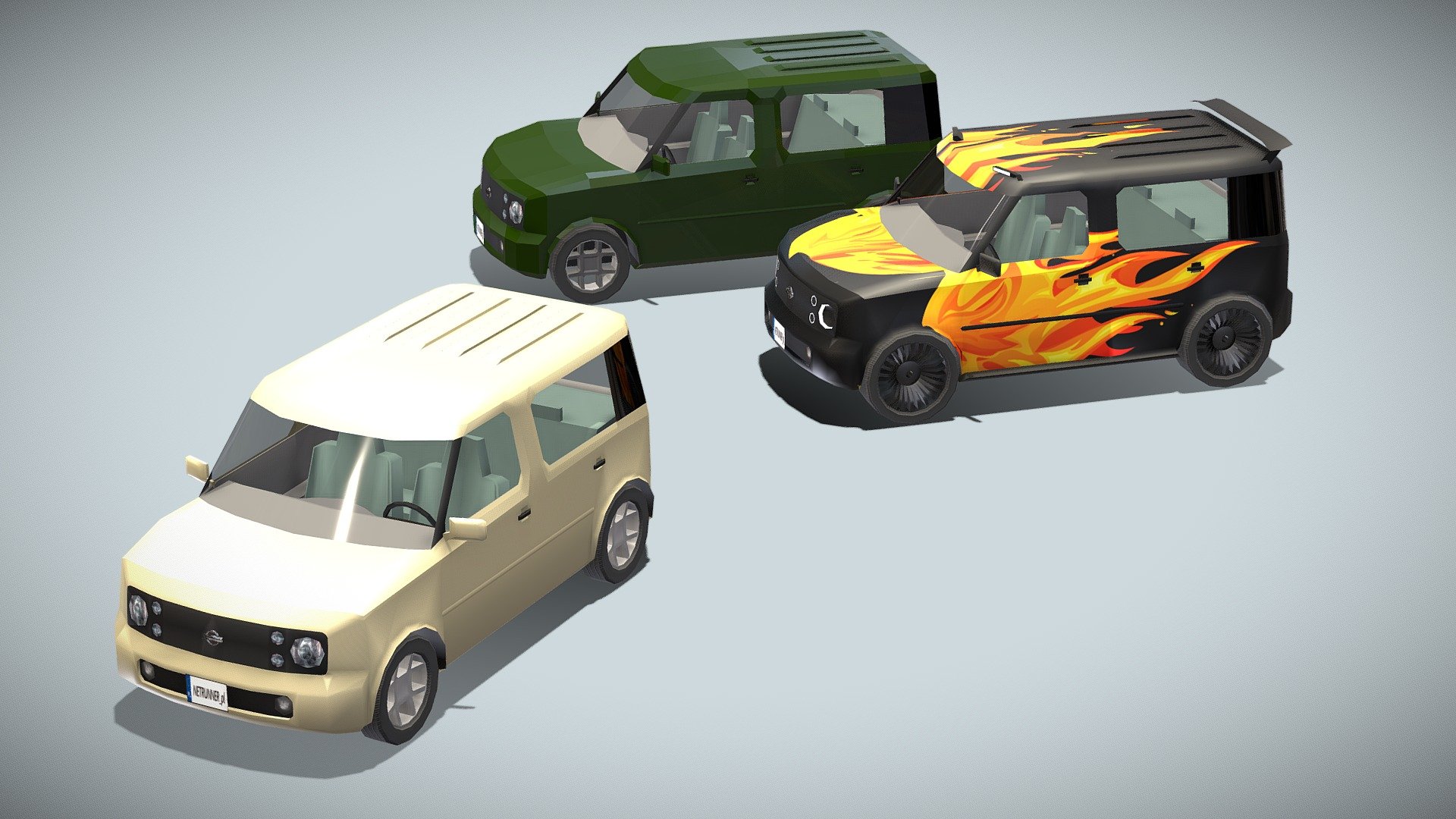 Nissan Cube 3d model