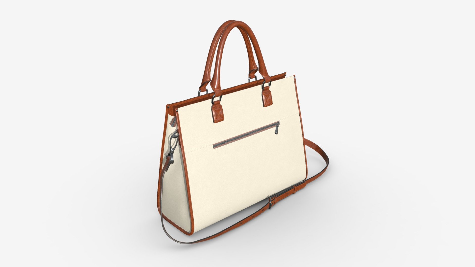 Woman travel bag 3d model