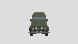 Uaz 469 (Low poly)