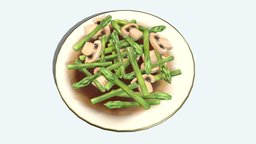 Asparagus Straw Mushroom