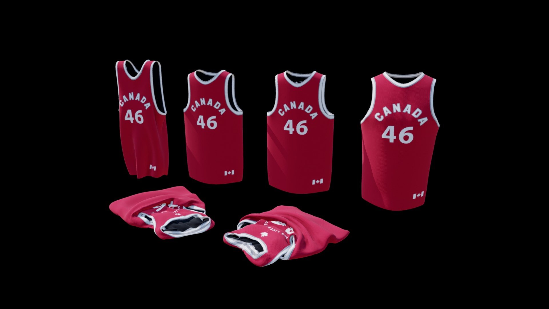 Basketball Jersey 3d model