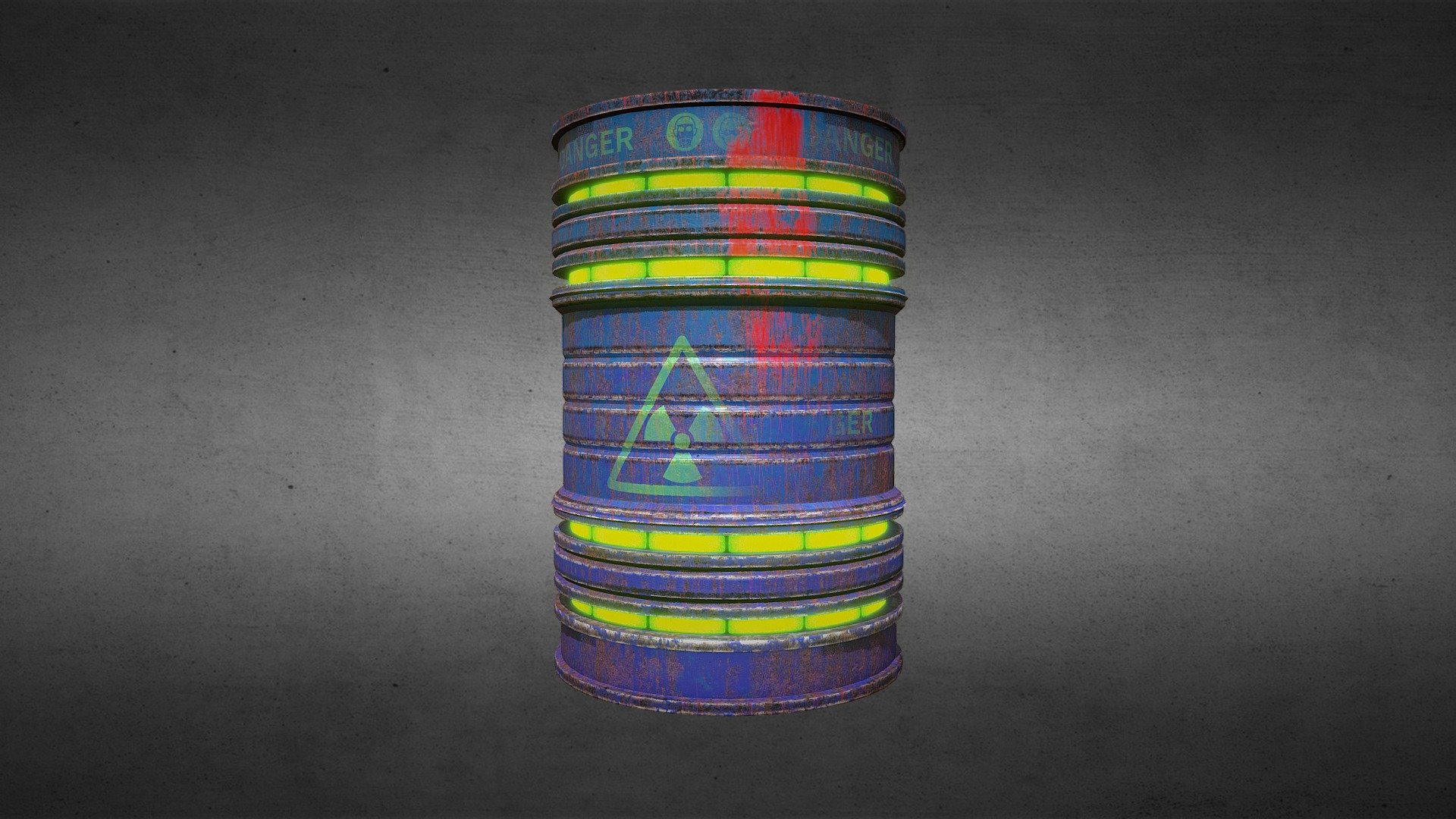 Oil_Drum (Sci-Fi) 3d model