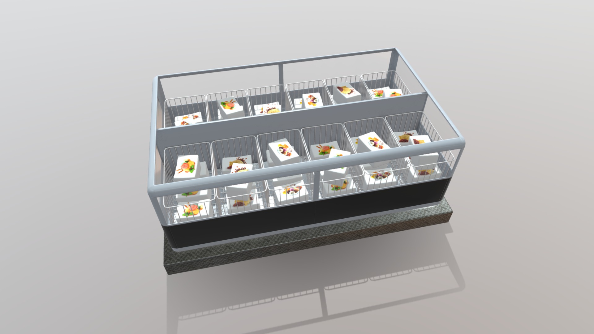 Shop Fridge 3d model