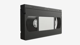 VHS magnetic tape videocassette