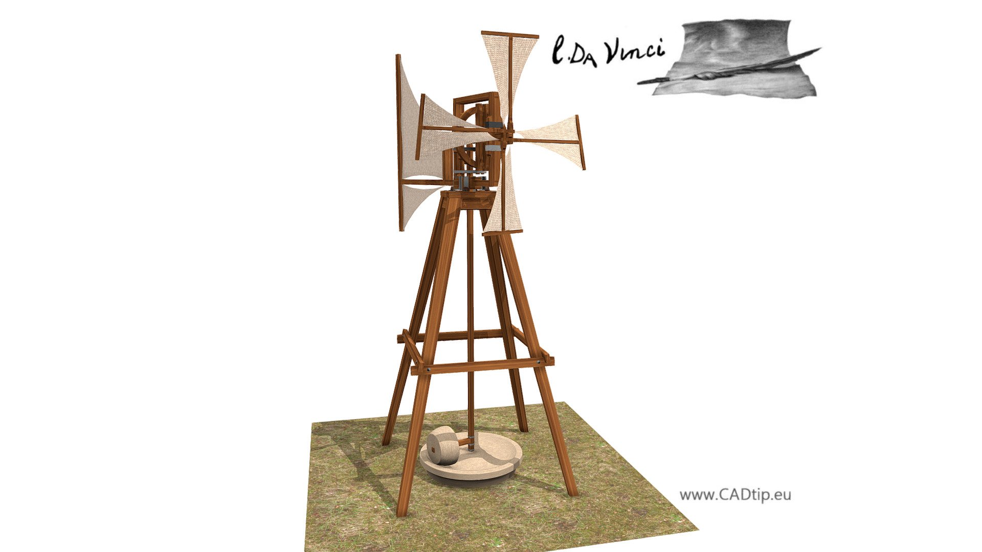 Windmill 3d model