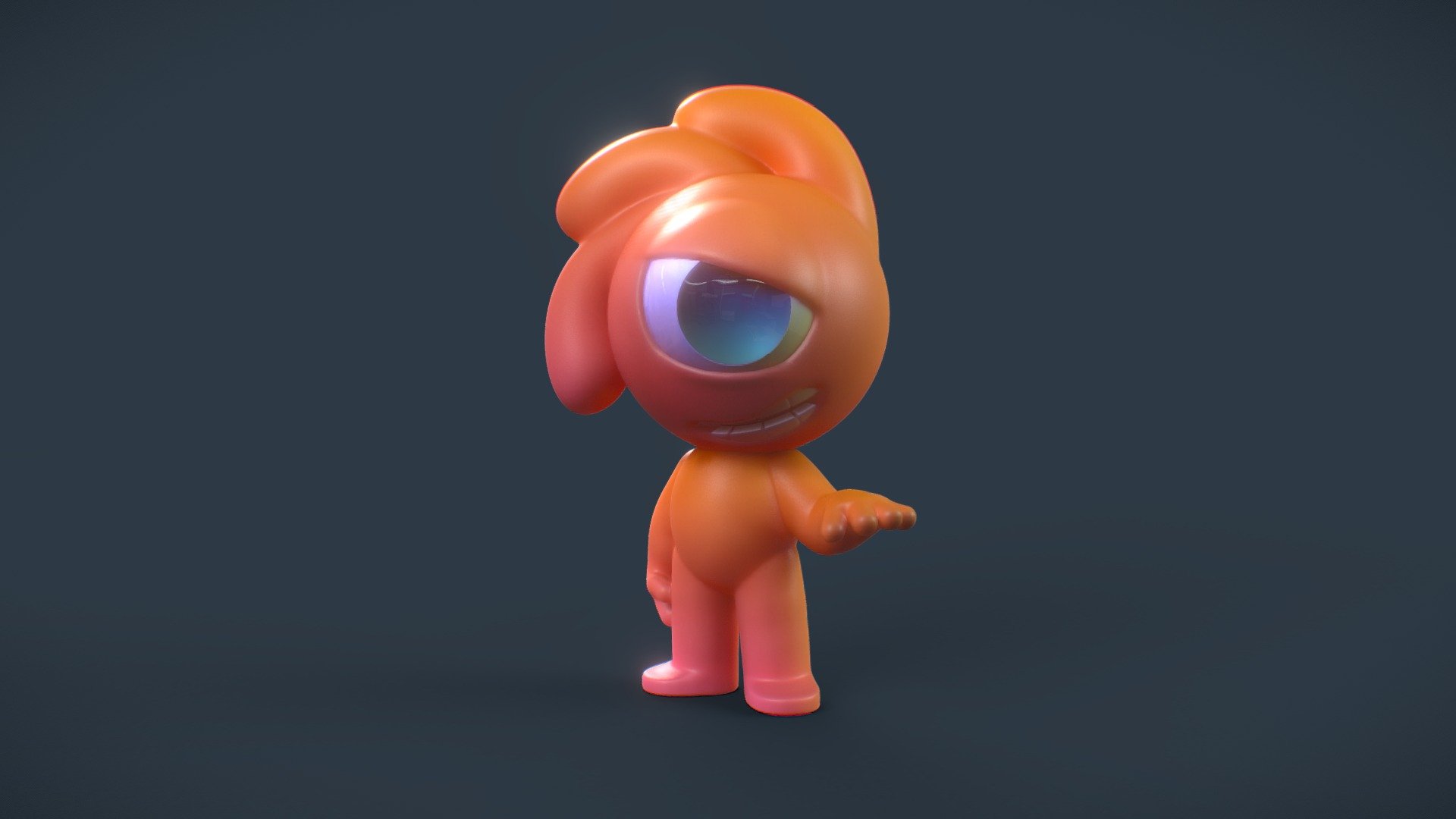 Blender Mascot 3d model