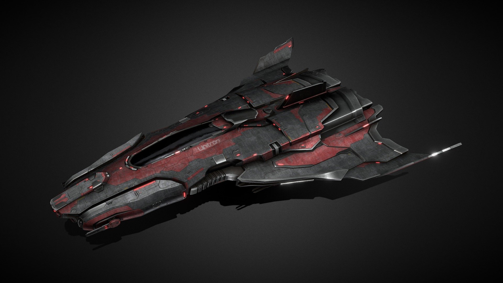 Spaceship Unitron 3d model