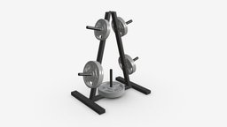 Exercise equipment storage rack