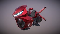 Sci-fi Motorcycle