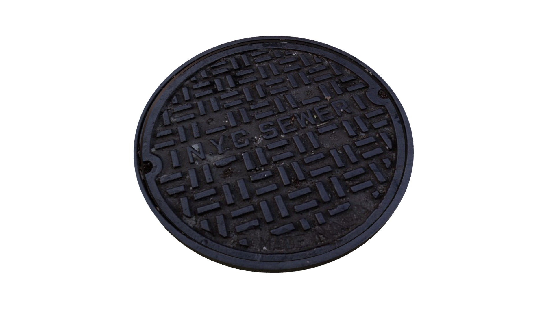 NYC Manhole Cover 3d model