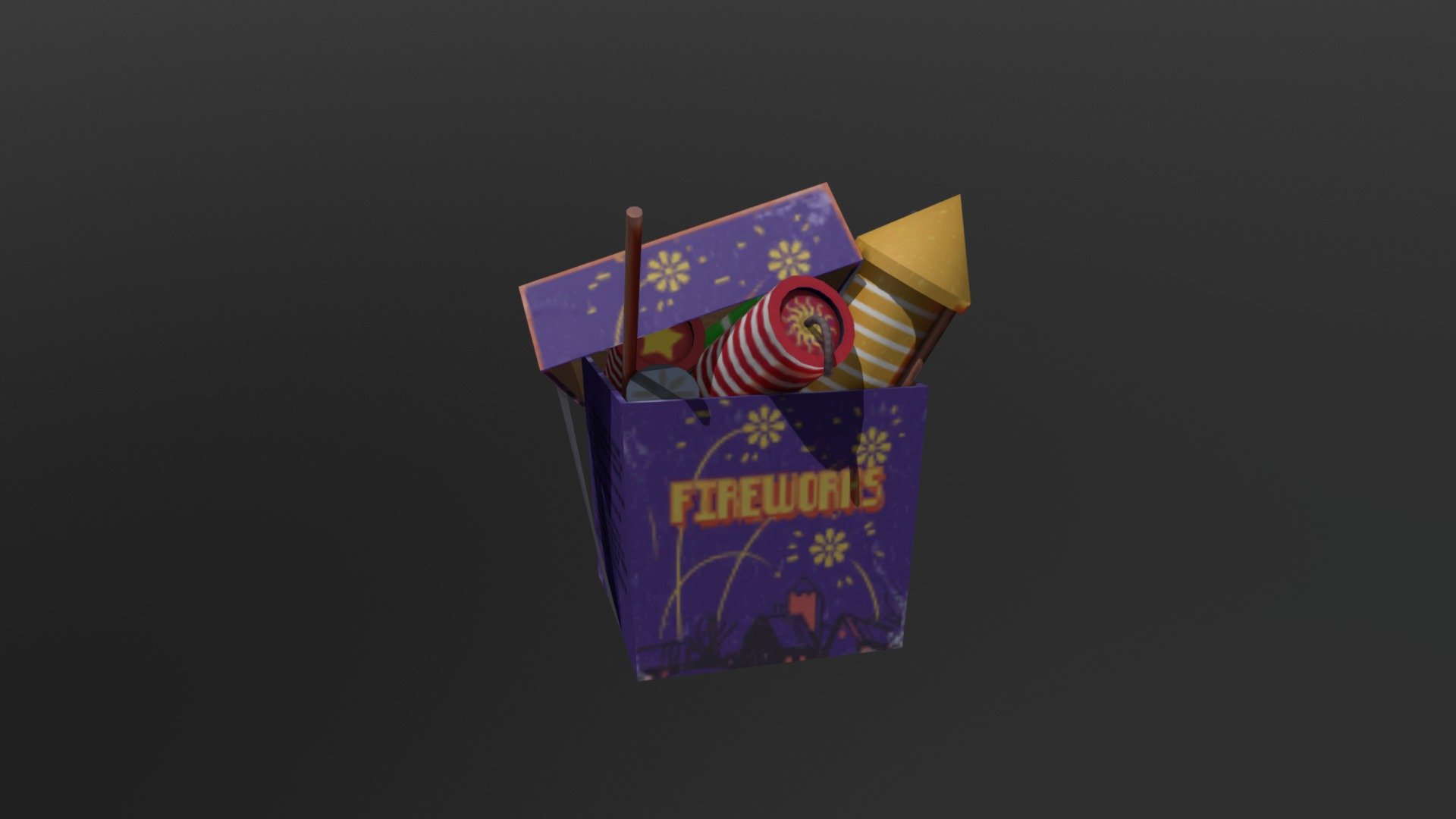 Hello Neighbor Fireworks 3d model