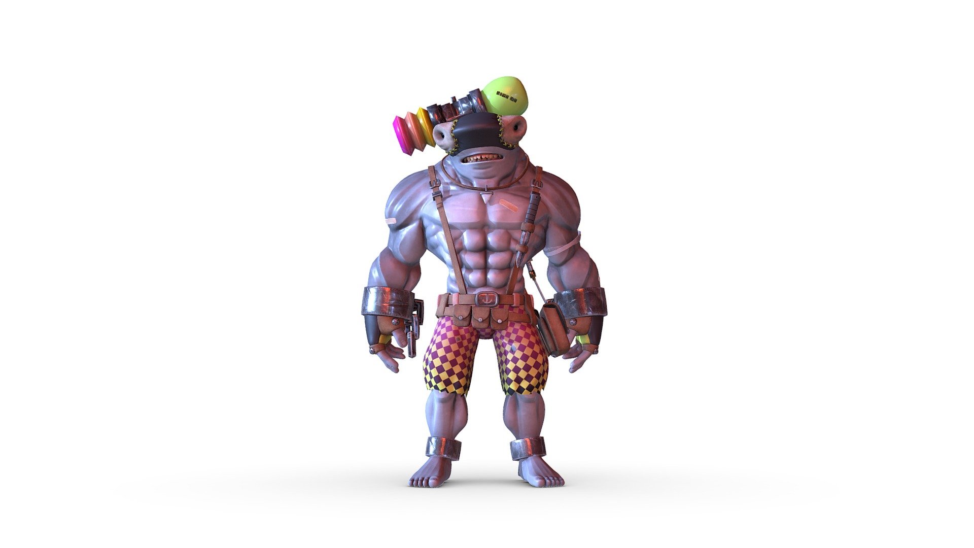 SHummer (PBR pose) | Sharknite 3d model