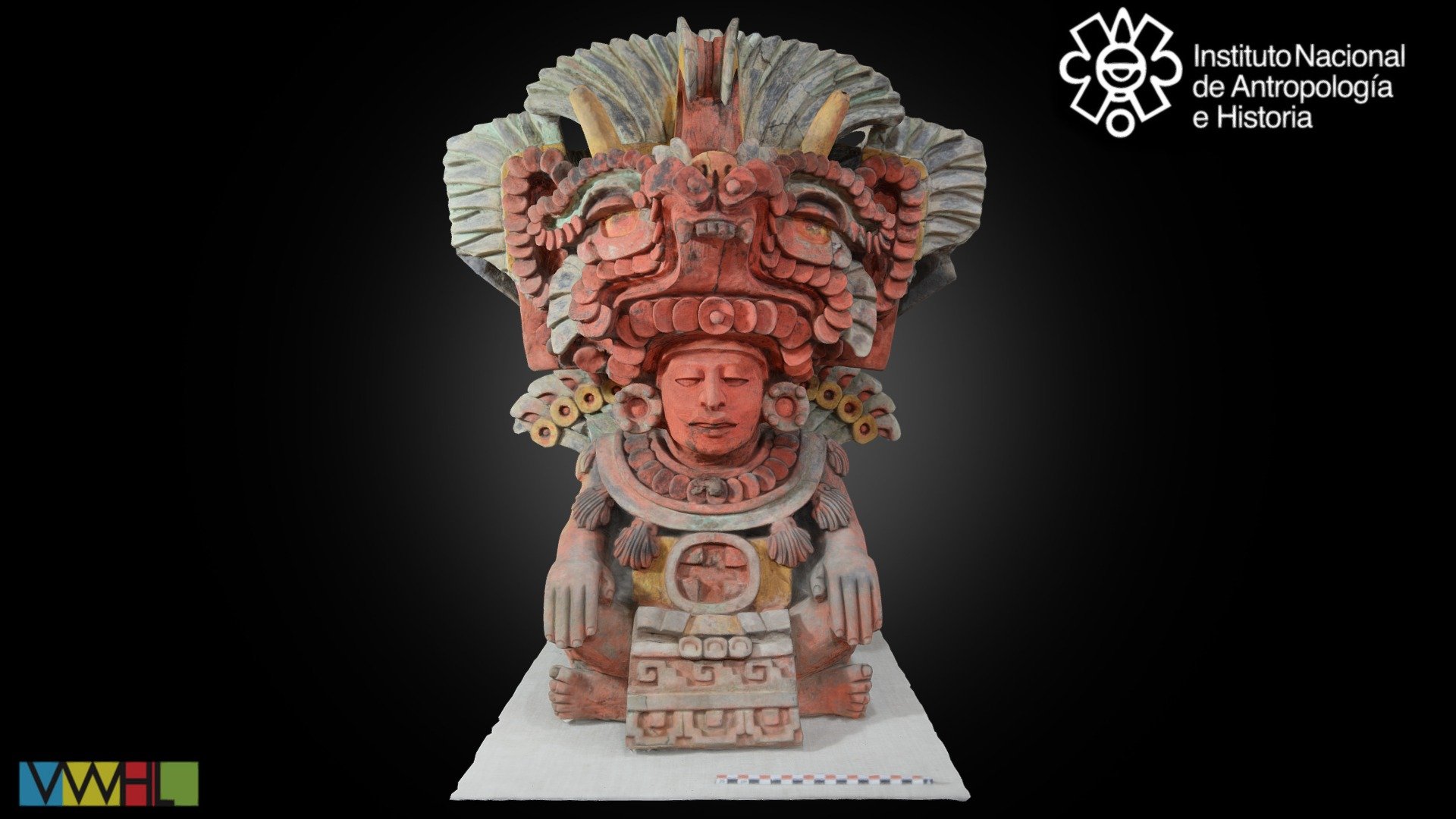 Lord Eight Earthquake Effigy Vessel 3d model