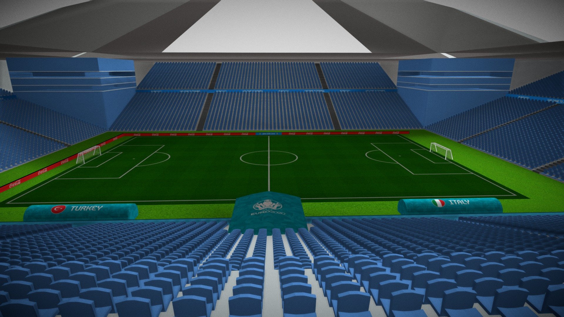 Euro Arena Soccer Stadium (Euro 2020) 3d model