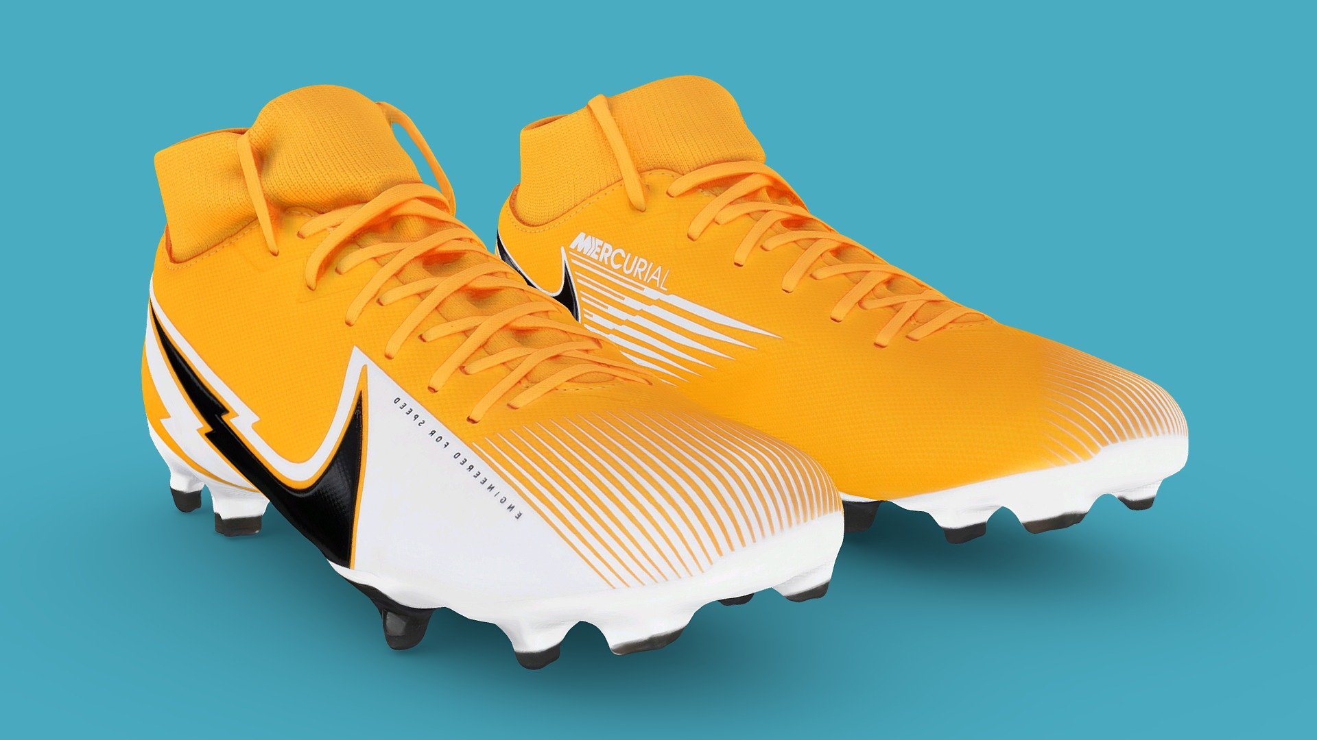 Nike Mercurial Superfly 7  soccer football boots 3d model