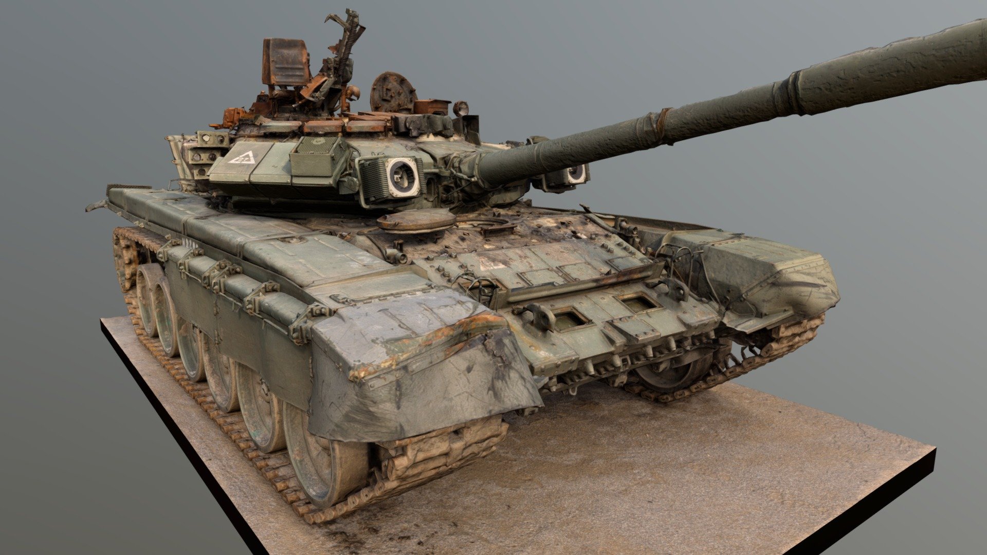 T-90A 3d model