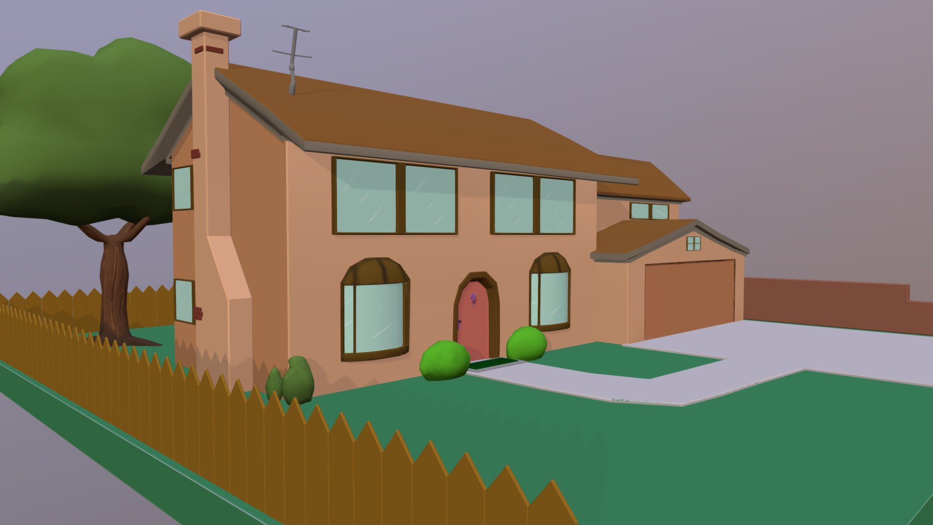 The Simpsons House 3d model