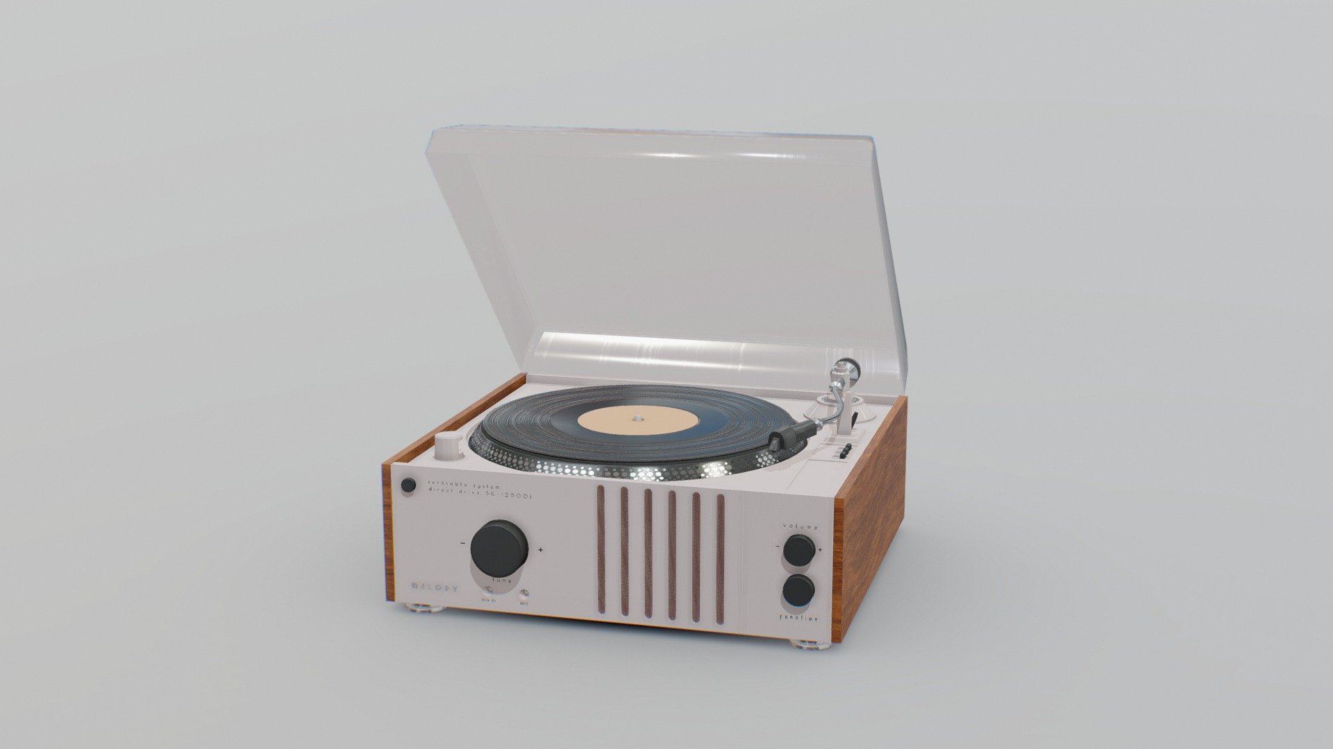 Turntable 3d model