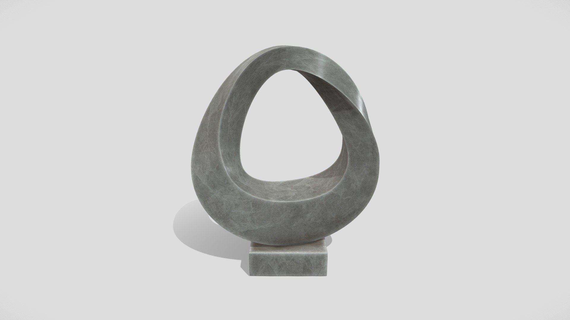 Abstract Stone Art Sculpture 06 3d model