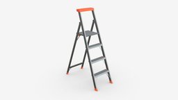 Lightweight foldable stepladder