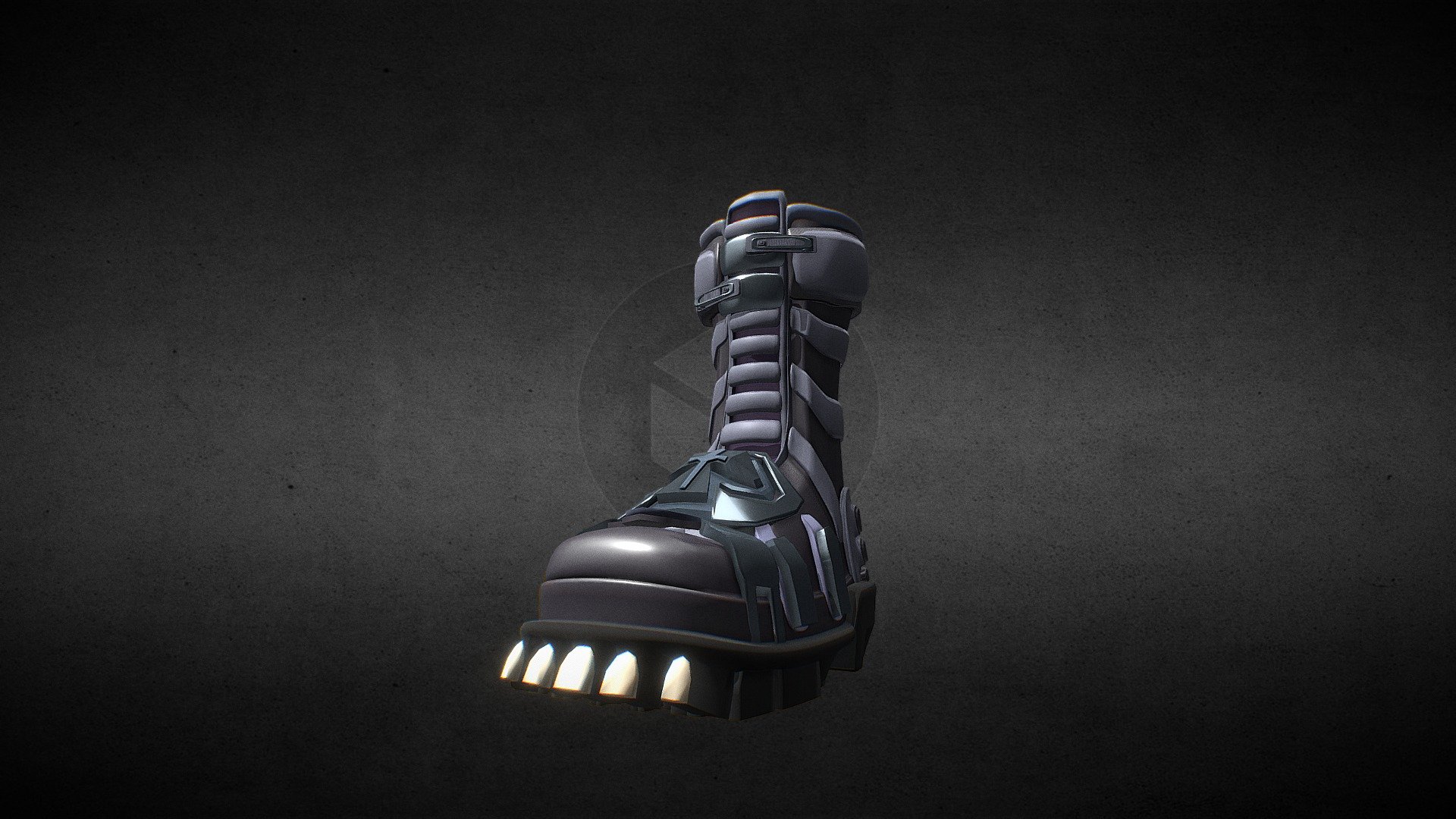 Boot High Poly 3d model