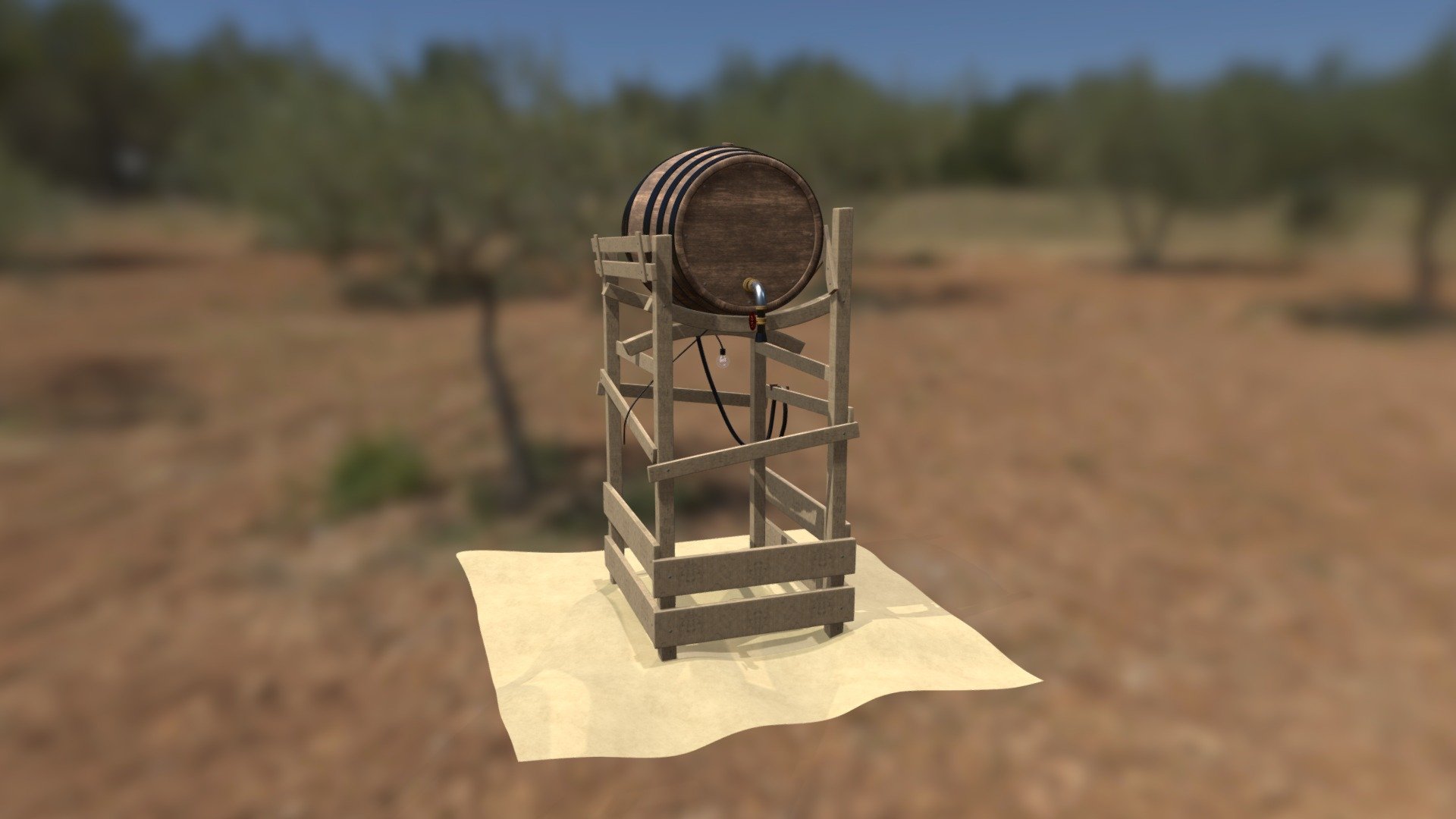 Barrel 3d model