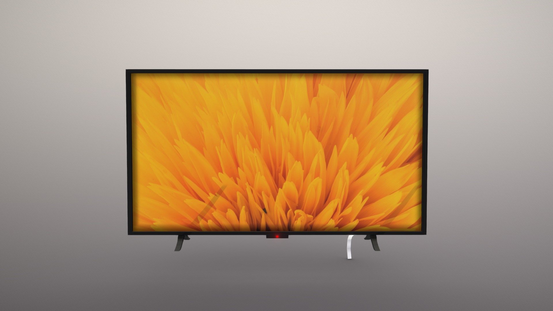 Low-poly LCD TV 3d model