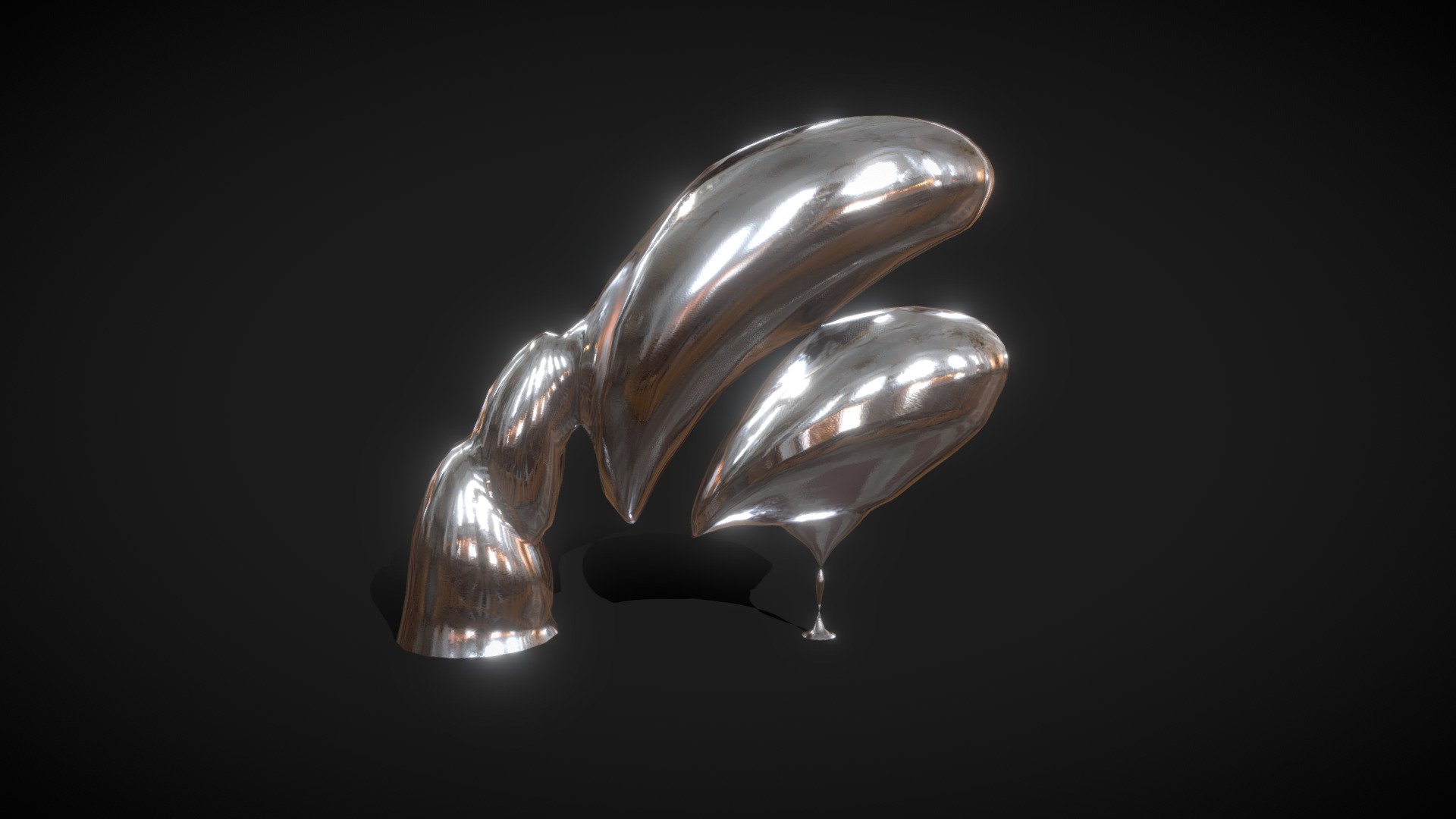 Abstract decor Metal 3d model