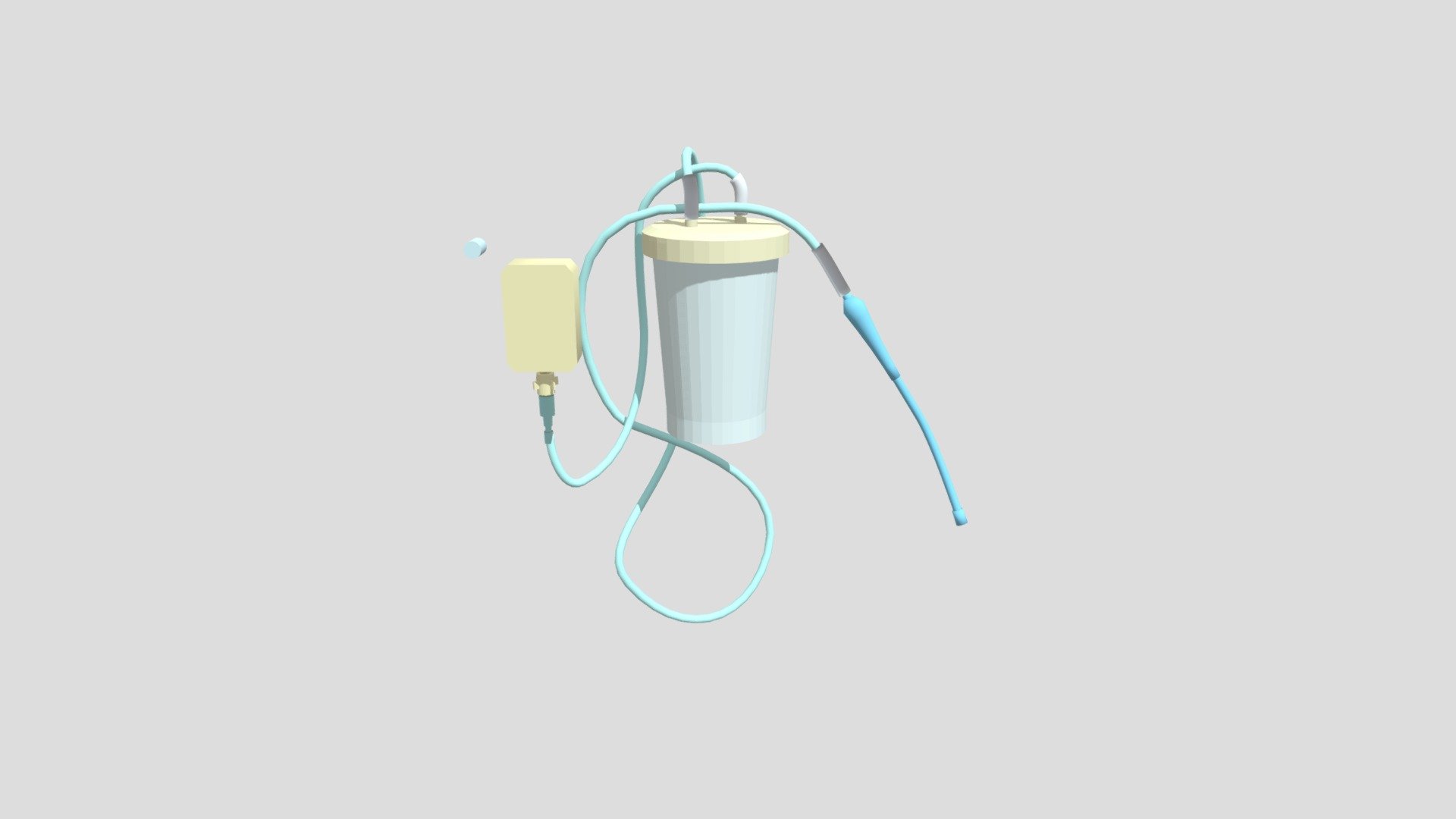 Suction-canister 3d model