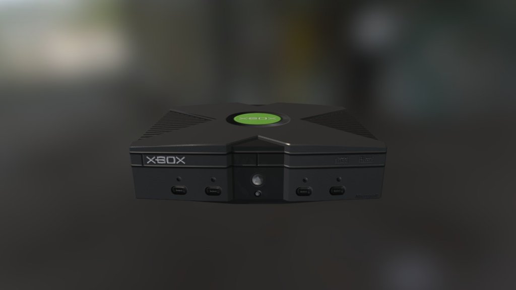 Original xBox 3d model