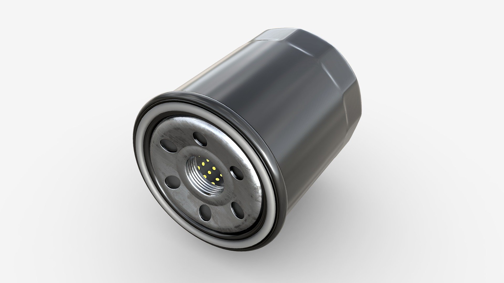 Oil filter 3d model