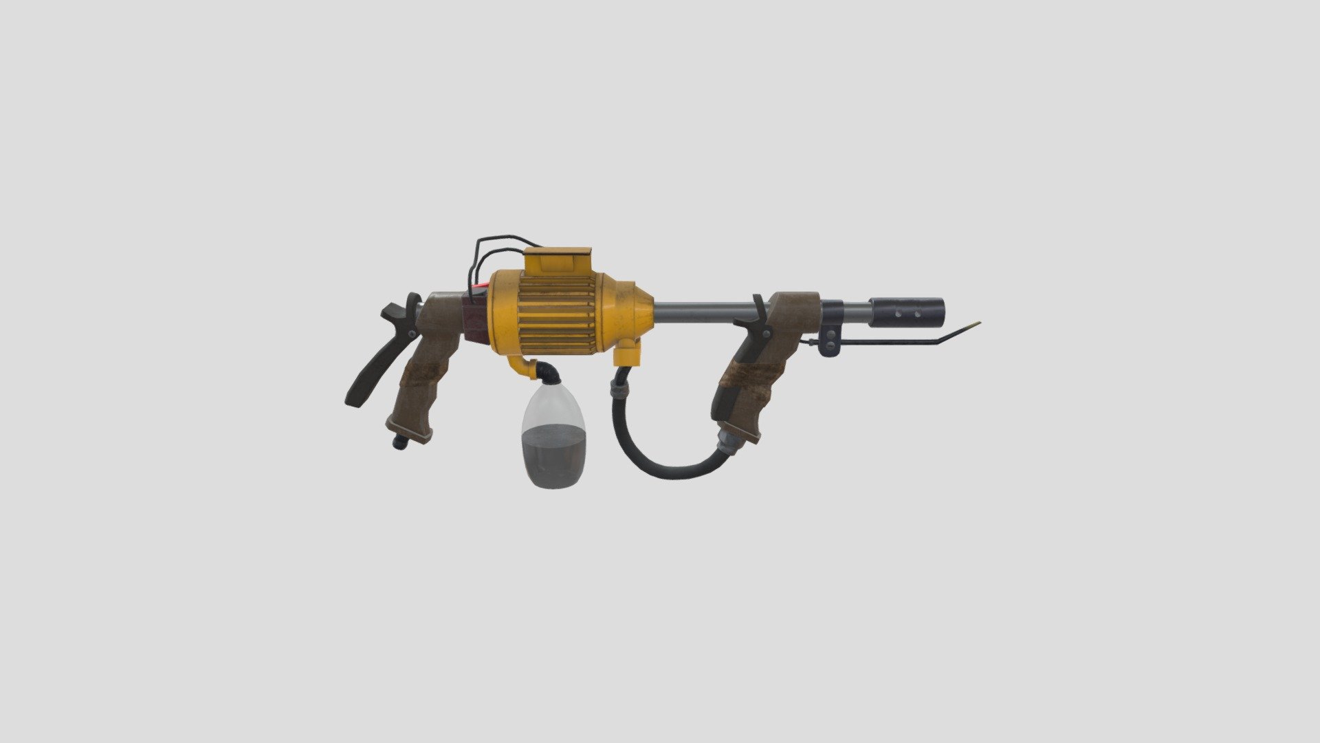 Fire_Spray_gun 3d model