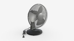 Table Fan Gray