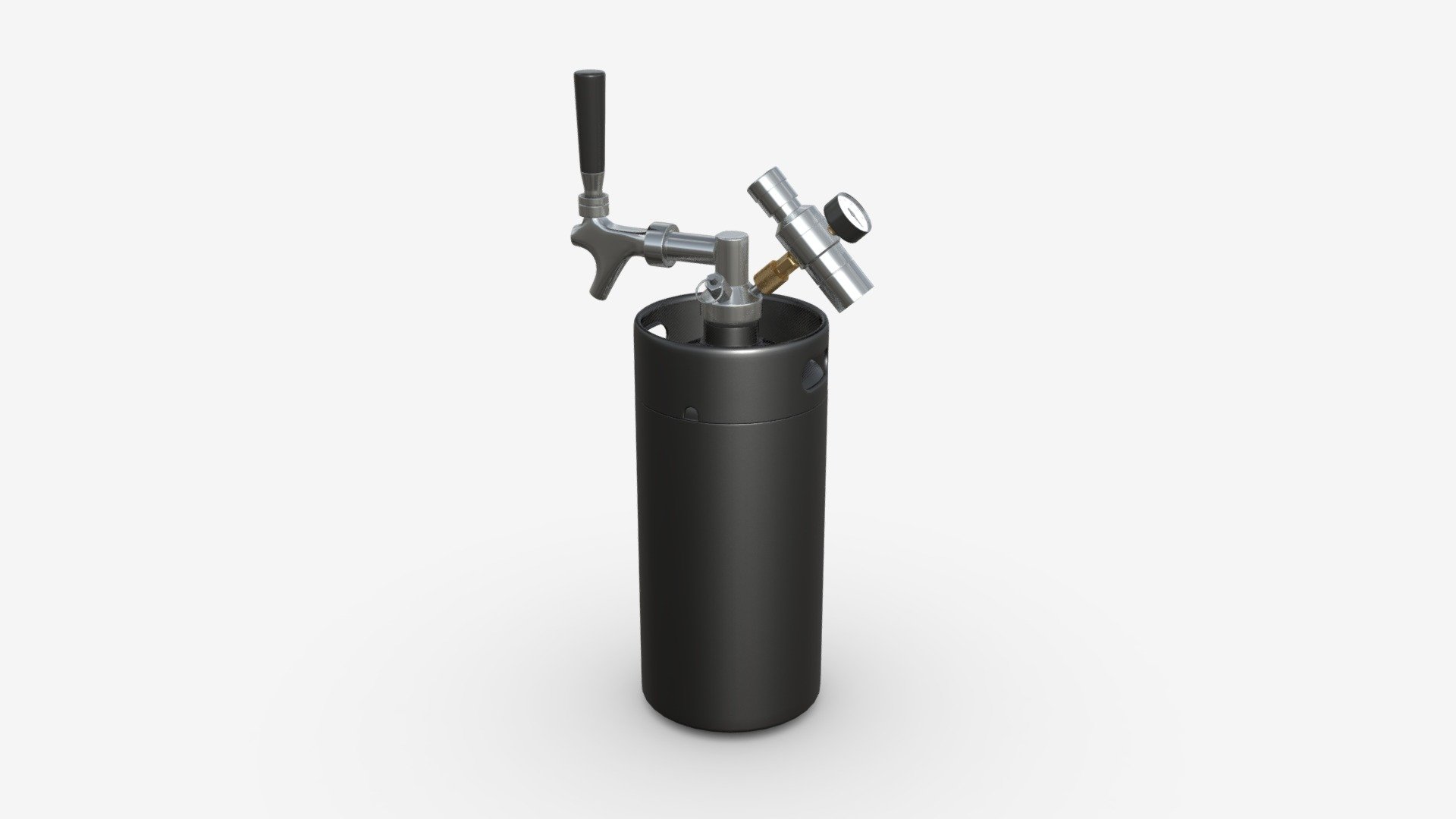 Pressurized Keg System 02 3d model