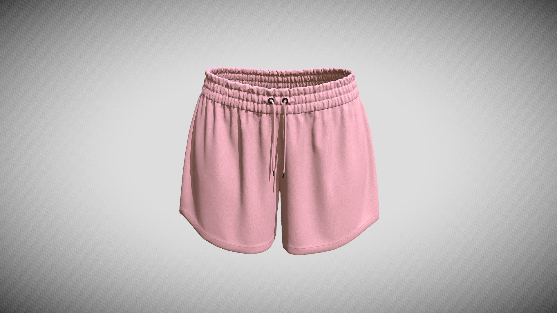 Women Quick Dry Swim Shorts Design 3d model