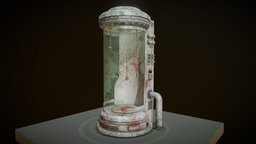 Sci-fi Old Laboratory Capsule