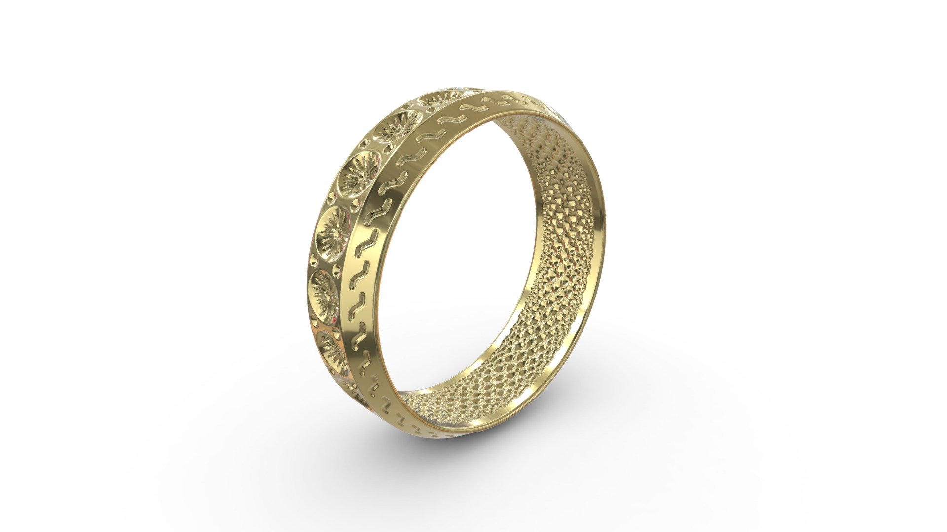 Daisy Ring 3d model