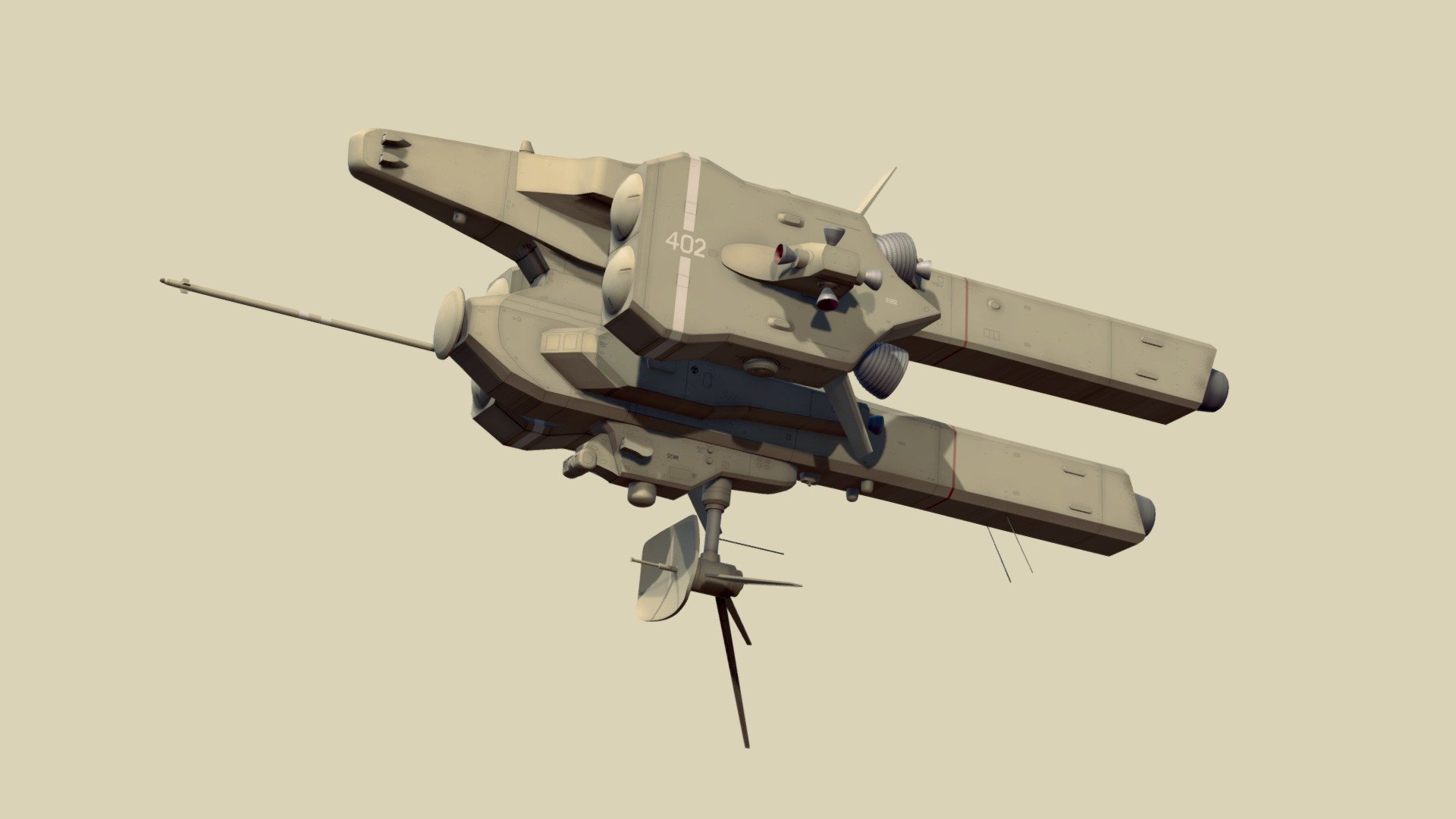 Piranha AEW Craft 3d model