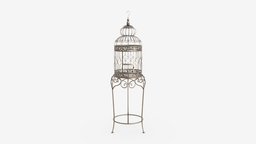 Victorian Style Bird Cage with stand