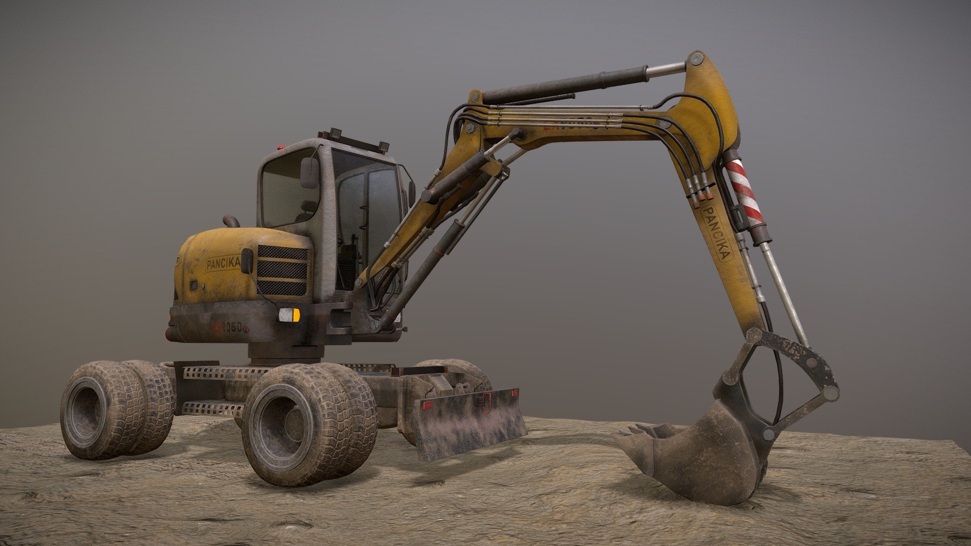 Excavator 3d model