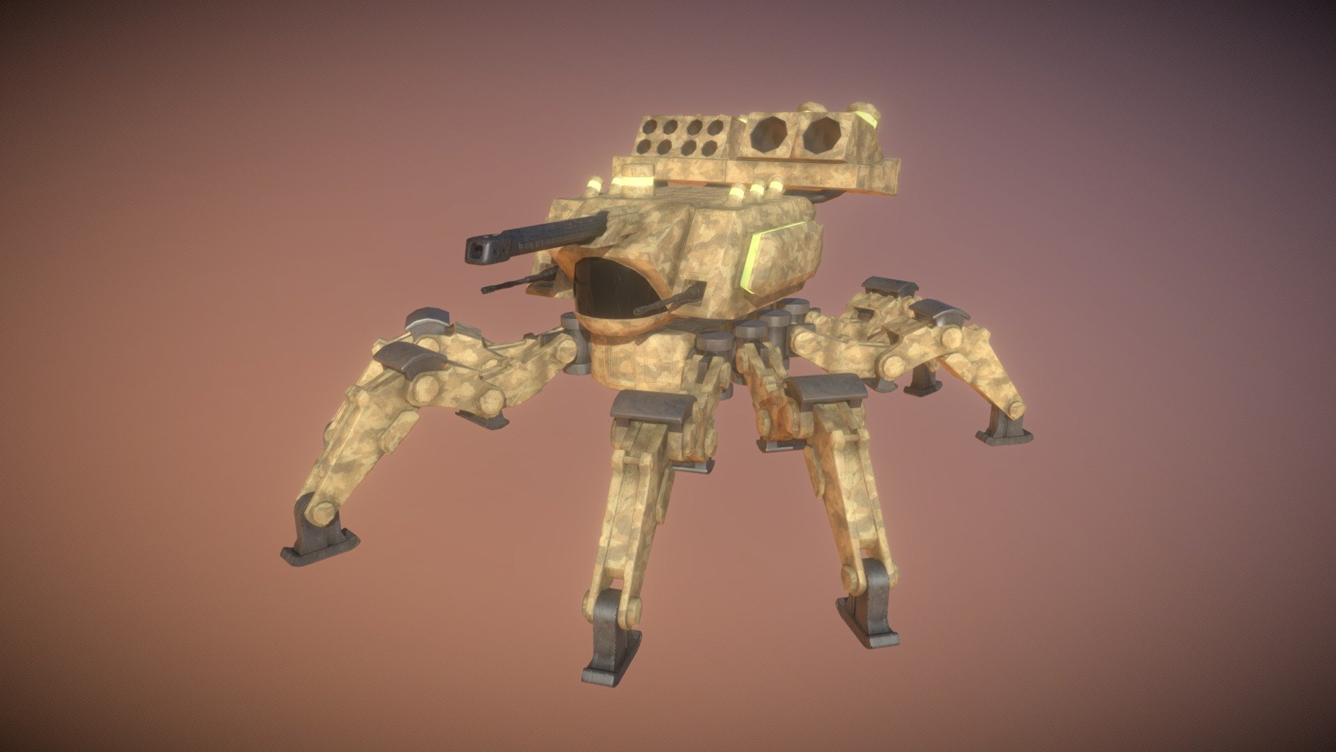 SP1D3R Tank 3d model