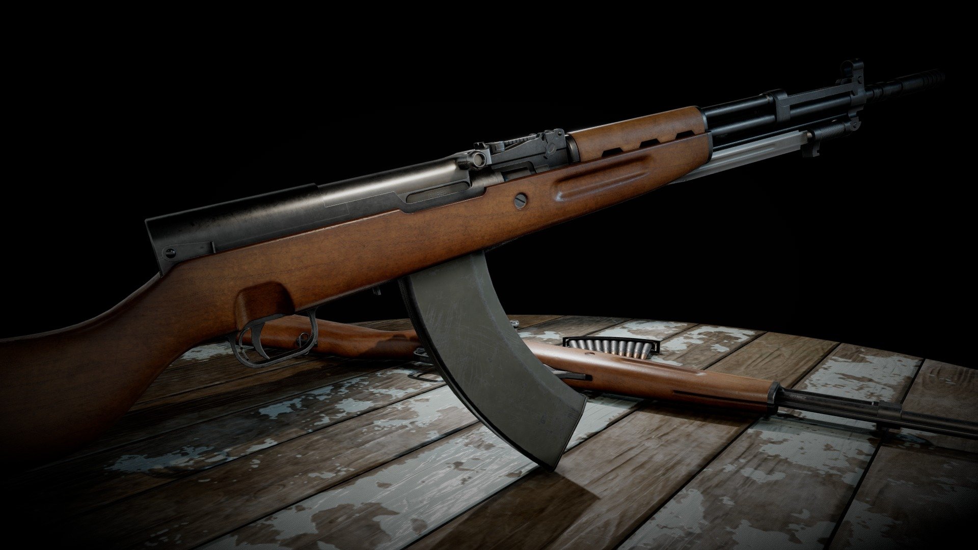 Zastava M59/66 PAP "Papovka" 3d model